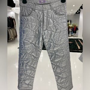 ERL Quilted Straight-Leg Trousers